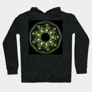 beyond simple fractals minute spirals in yellow gold Hoodie